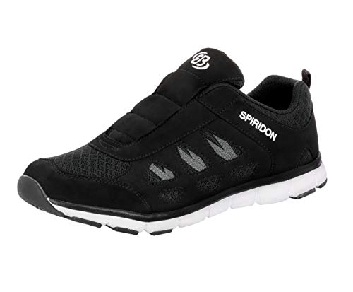 Brütting Unisex Spiridon Fit Slip in Erwachsene Sneaker, Schwarz Weiß, 45 EU von Brütting