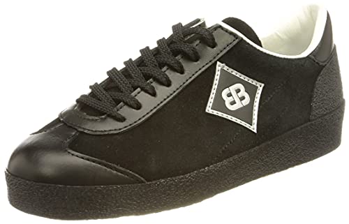 Brütting Unisex Astroturfer Velour Sneaker, schwarz, 37 1/3 EU von Brütting