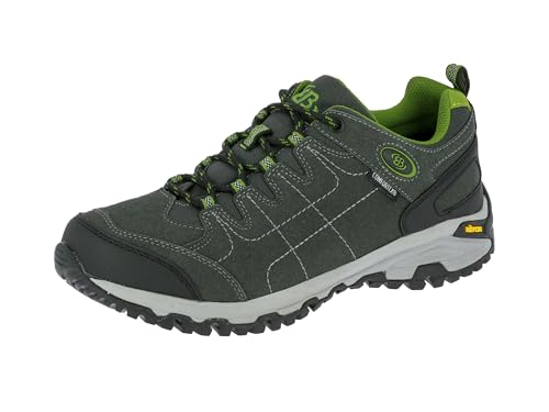 Brütting Unisex Mount Shasta Low Trekking- & Wanderhalbschuhe, Anthrazit Grün, 36 EU von Brütting