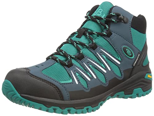 Brütting Unisex Expedition Mid Traillaufschuhe, Petrol/schwarz, 40 EU von Brütting