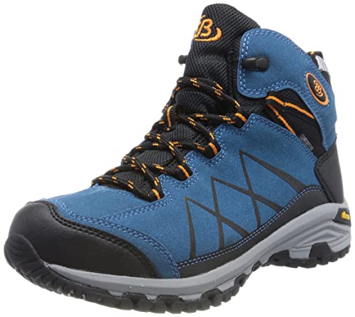 Brütting Unisex Kansas High Traillaufschuhe, Petrol/schwarz/orange, 38 EU von Brütting