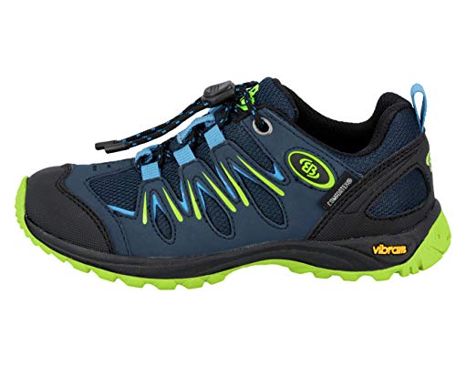 Brütting Unisex Kinder Expedition Kids Cross-Laufschuh, Marine/ Blau/ Lemon, 34 EU von Brütting