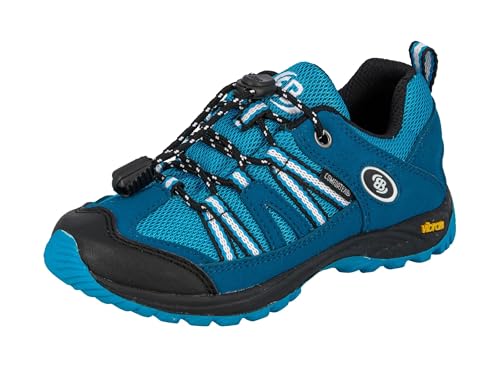 Brütting Unisex Kinder Ohio Low Trekking-& Wanderhalbschuhe, Blau Weiß, 34 EU von Brütting