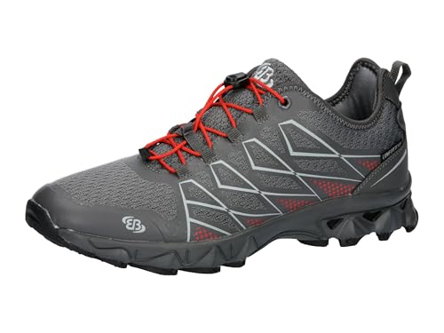 Brütting Unisex Mission Traillaufschuh, Grau/Rot von Brütting