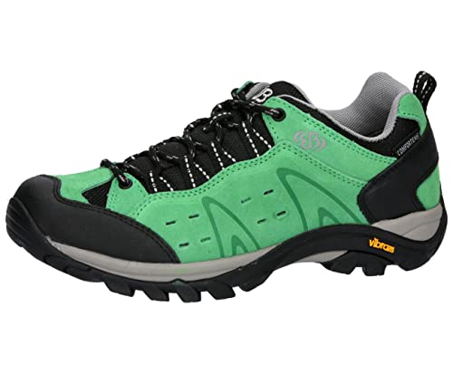 Brütting Unisex Mount Bona Low Trekking-& Wanderhalbschuhe, grün/schwarz, 36 EU von Brütting