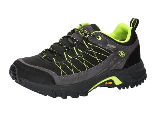 Brütting Unisex Mount Egmont Traillaufschuhe, schwarz/grau/Lemon, 36 EU von Brütting