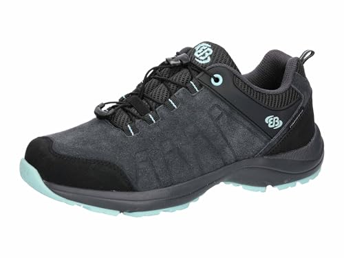 Brütting Unisex Mount Harvard Low Trekkingsschuhe, Anthrazit/Türkis, 39 EU von Brütting