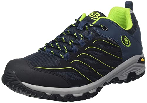 Brütting Unisex Mount Hayes Low Traillaufschuhe, Marine/Lemon, 36 EU von Brütting