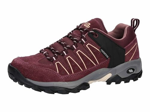 Brütting Unisex Mount Pinos Low Trekkingsschuhe, Bordeux/Rosa, 42 EU von Brütting