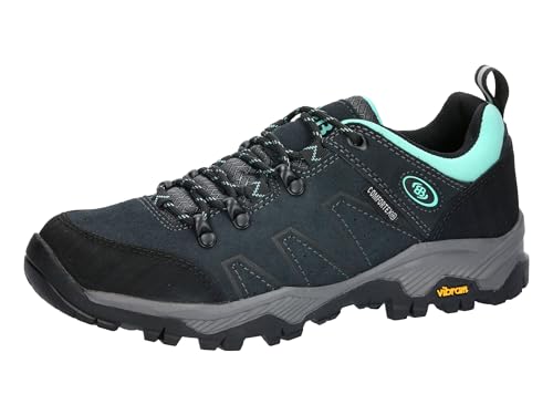 Brütting Unisex Mount Princeton Low Trekkingsschuhe, Marine/Türkis, 36 EU von Brütting