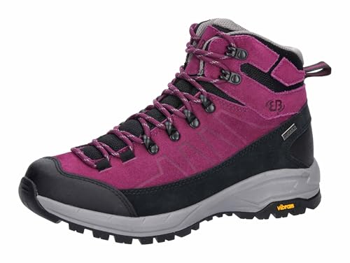 Brütting Unisex Mount Sellery Trekkingsstiefel, Beere/Grau, 36 EU von Brütting