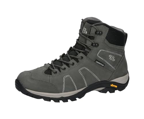 Brütting Unisex Mount Stevens High Trekkingsstiefel, Grau/Schwarz, 40 EU von Brütting