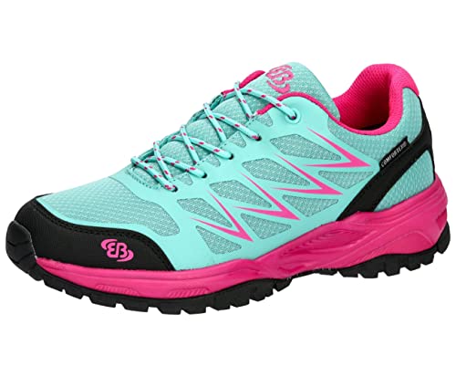 Brütting Unisex Norwalk Walking-Schuh, türkis/schwarz/pink, 37 EU von Brütting