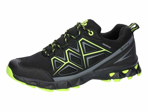 Brütting Unisex Power Walkingschuhe, Schwarz/Grau/Lemon, 37 EU von Brütting