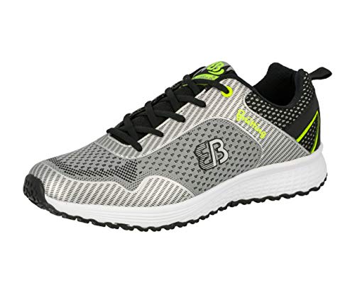 Brütting Unisex Project Cross-Trainer, Grau Schwarz Lemon, 41 EU von Brütting