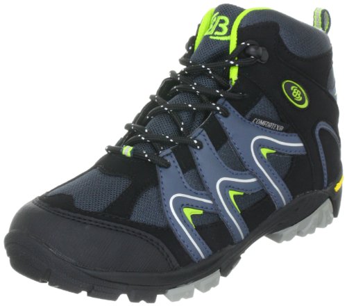 Brütting Unisex Kinder Vision High Trekking- & Wanderstiefel, Petrol Schwarz Lemon, 30 EU von Brütting