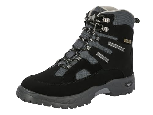 Lico FLAKE Herren Schneestiefel, Schwarz/ Grau, 37 EU von Lico