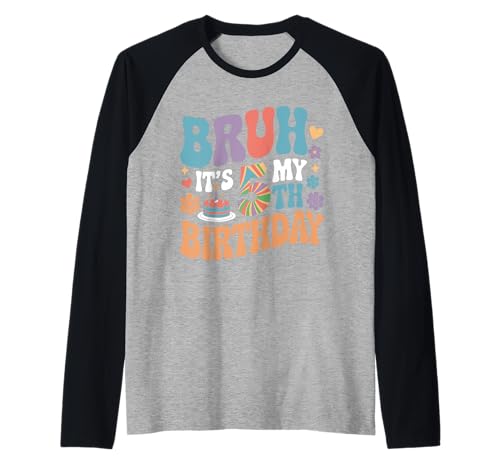 Bruh It's My 5th Birthday Lustiger Geburtstag für Mädchen und Jungen, 5 Jahre Raglan Bruh It's My 5th Birthday Lustiger Geburtstag für Mädchen und Jungen, 5 Jahre Raglan von Bruh It's My Birthday Funny Birthday Outfits