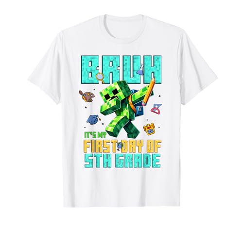 Bruh It's My First Day of 5th Grade Back to School Gamer Kids T-Shirt Bruh It's My First Day of 5th Grade Back to School Gamer Kids T-Shirt von Bruh Its My First Day Back To School