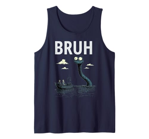 Herren Bruh Meme, Lustiges Loch Ness Monster Meme Tank Top Herren Bruh Meme, Lustiges Loch Ness Monster Meme Tank Top von Bruh Monster Artworks