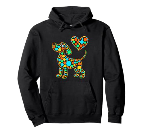 Cute Dot Day Dog Adopt Dogs Squad Rescue Mama Hundeliebhaber Pullover Hoodie von Bruh Start Kindergarten With Human Best Friend Art