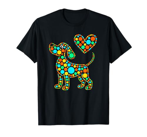 Cute Dot Day Dog Adopt Dogs Squad Rescue Mama Hundeliebhaber T-Shirt von Bruh Start Kindergarten With Human Best Friend Art