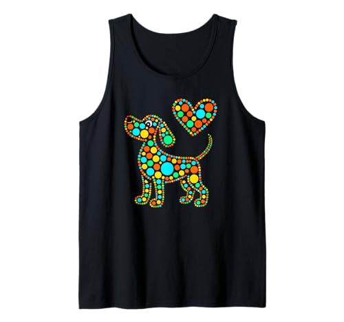 Cute Dot Day Dog Adopt Dogs Squad Rescue Mama Hundeliebhaber Tank Top von Bruh Start Kindergarten With Human Best Friend Art