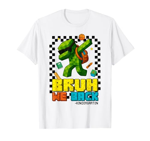 Bruh We Back Kindergarten Back to School Gamer Dabbing Boy T-Shirt Bruh We Back Kindergarten Back to School Gamer Dabbing Boy T-Shirt von Bruh We Back Back To School Gamer Dabbing Boy