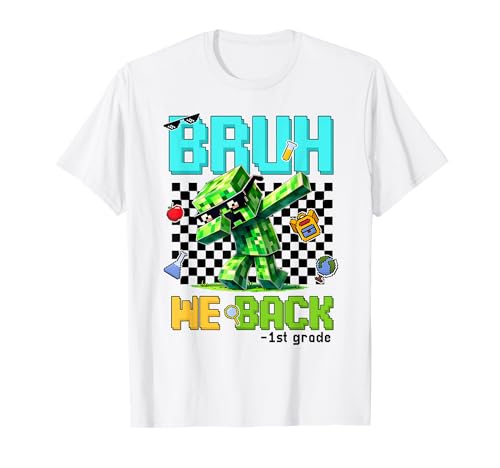 Bruh We Back to School Gamer Dabbing Boy Kids in der 1. Klasse T-Shirt Bruh We Back to School Gamer Dabbing Boy Kids in der 1. Klasse T-Shirt von Bruh We Back Back To School Gamer Dabbing Boy