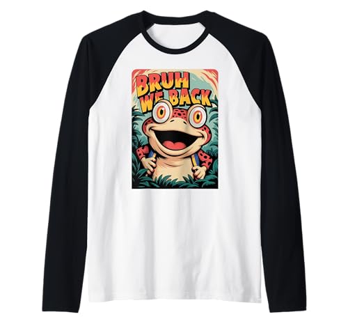 Bruh We Back School Frog Lover Student Boy Girl Kids Raglan von Bruh We Back School T-shirt