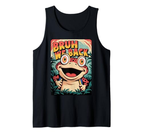 Bruh We Back School Frog Lover Student Boy Girl Kids Tank Top von Bruh We Back School T-shirt
