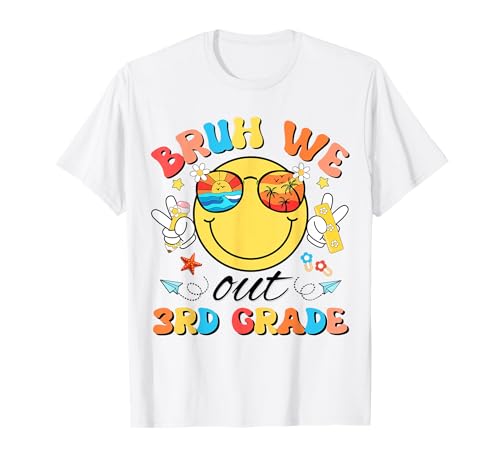3. Klasse Last Day Of School Groovy Bruh We Out Teacher Kids T-Shirt 3. Klasse Last Day Of School Groovy Bruh We Out Teacher Kids T-Shirt von Bruh We Out 3rd-Grade Last Day Of School Kids Tee.