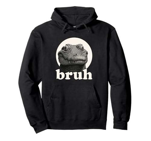 Lustiger Alligator Bruh Humor Meme Zoo Day Jungen Mädchen Pullover Hoodie von BruhAxis1