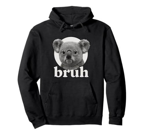 Lustiger Koala Bruh Humor Meme Zoo Day Jungen Mädchen Pullover Hoodie von BruhAxis1