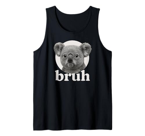 Lustiger Koala Bruh Humor Meme Zoo Day Jungen Mädchen Tank Top von BruhAxis1