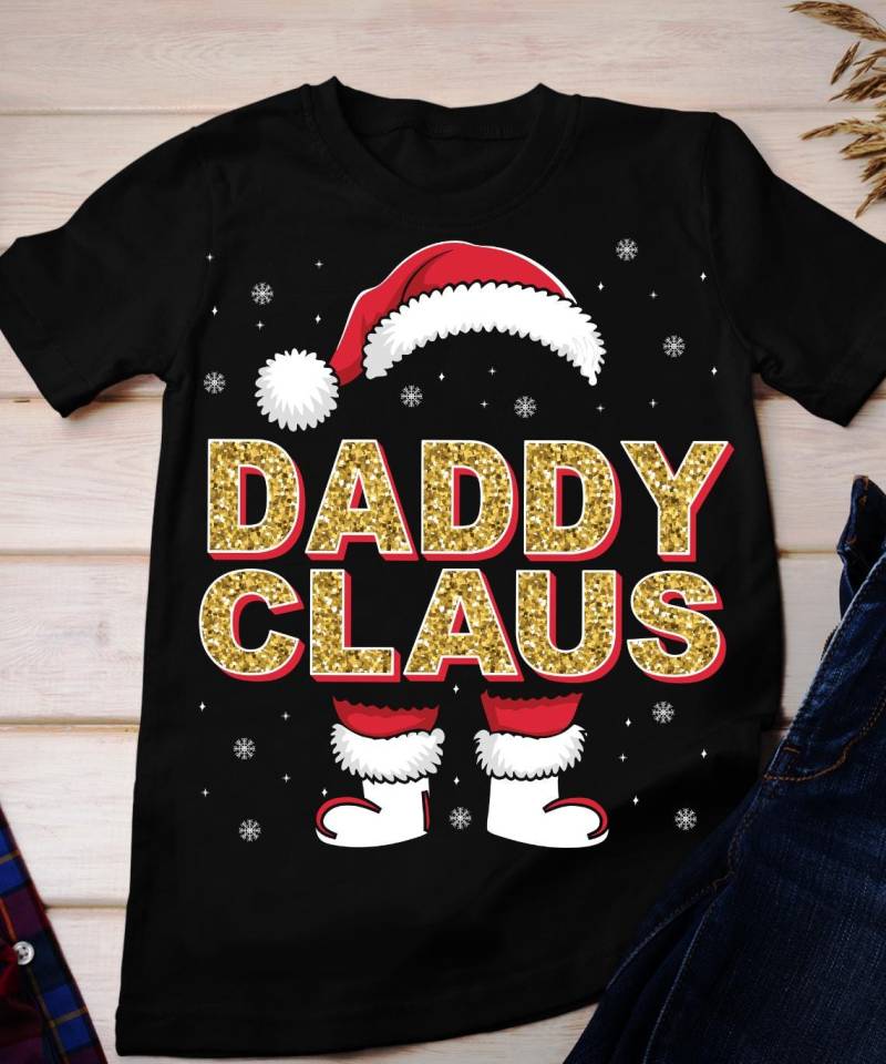 Daddy Claus Geschenk Shirt, Weihnachten T-Shirt, Familie Mann, Shirt von BruhCatShirts