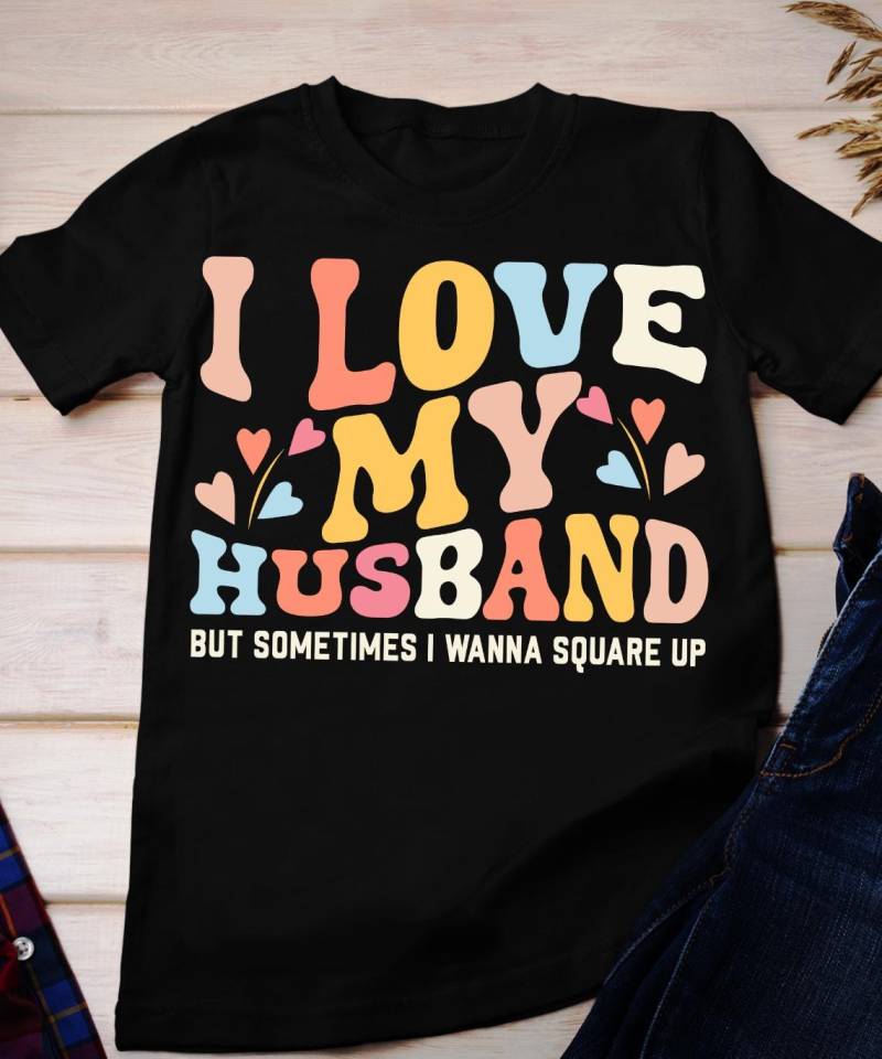 Lustiges Frau-Shirt Ich Liebe Mein Mann-Grafik-T-Shirt von BruhCatShirts