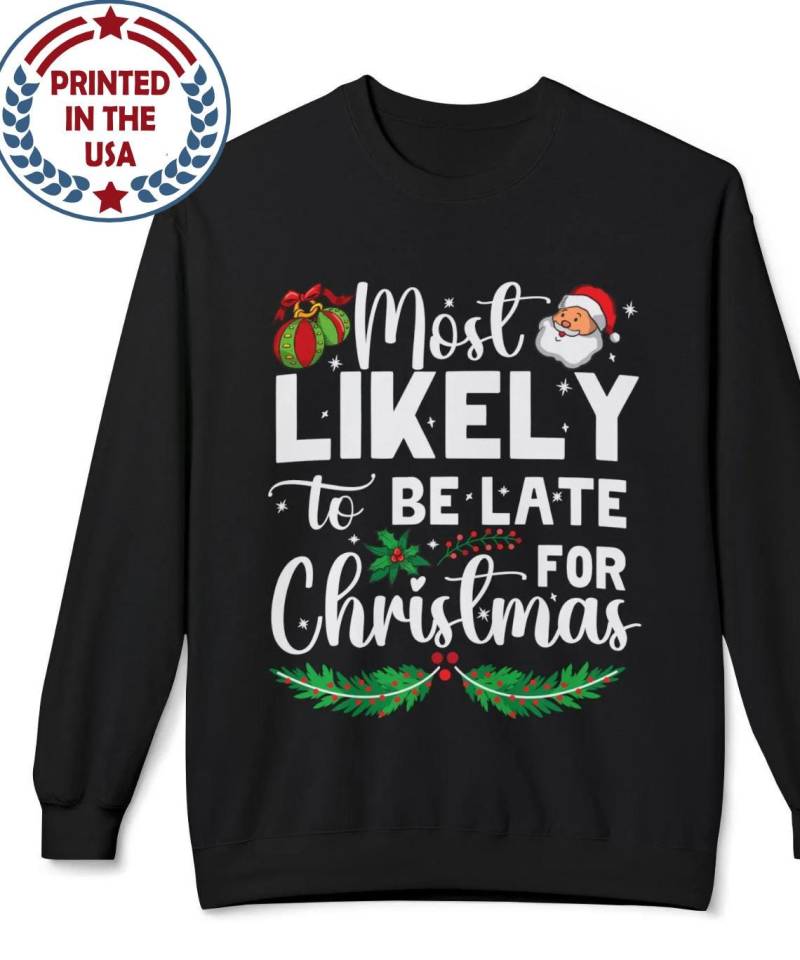 Lustiges Weihnachten Sweatshirt, Unisex Pullover Mit Rundhalsausschnitt, Geschenk Für Nachzügler, Hässliche von BruhCatShirts