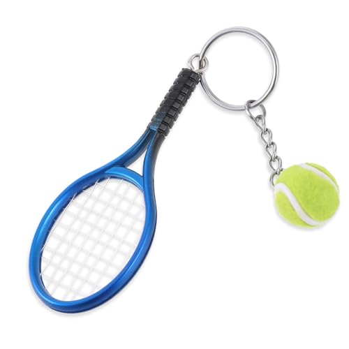 Bruislard Schlüsselanhänger, Mini Tennis Schläger Anhänger Keychain, Keychain Tennisball, Tennisball Anhänger Geschenke für Sport Liebhaber Geschenk Bruislard Schlüsselanhänger, Mini Tennis Schläger Anhänger Keychain, Keychain Tennisball, Tennisball Anhänger Geschenke für Sport Liebhaber Geschenk von Bruislard