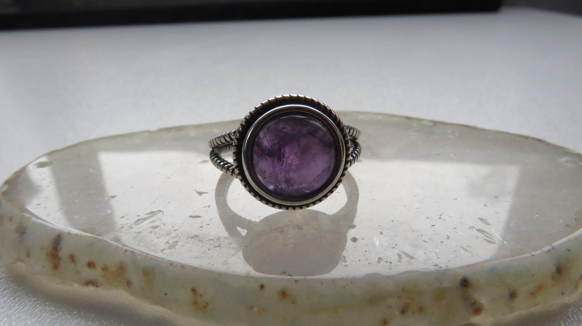 Natürlicher Amethyst Ring - 925 Sterling Silber Natürlicher Amethyst Ring - 925 Sterling Silber von BrujaLunaUkES