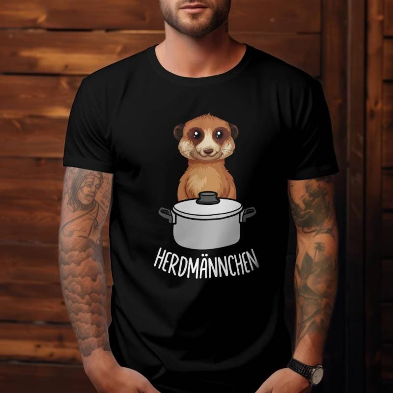 Herren T-Shirt Herdmännchen Mann Geschenkidee Herren T-Shirt Herdmännchen Mann Geschenkidee von Brummkatze