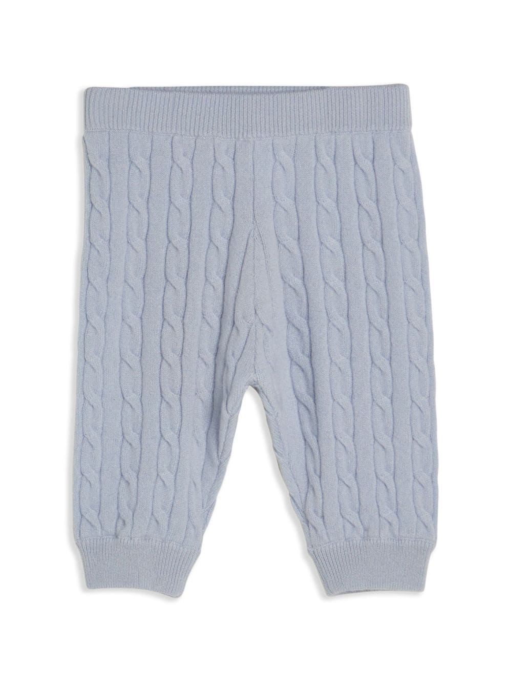 Brunello Cucinelli Kids Bernie Kaschmirhose mit Zopfmuster - Blau von Brunello Cucinelli Kids