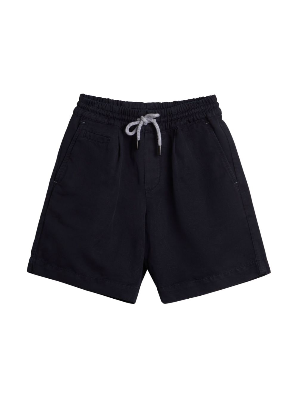 Brunello Cucinelli Kids Leinen-Shorts mit Kordelzug - Blau von Brunello Cucinelli Kids