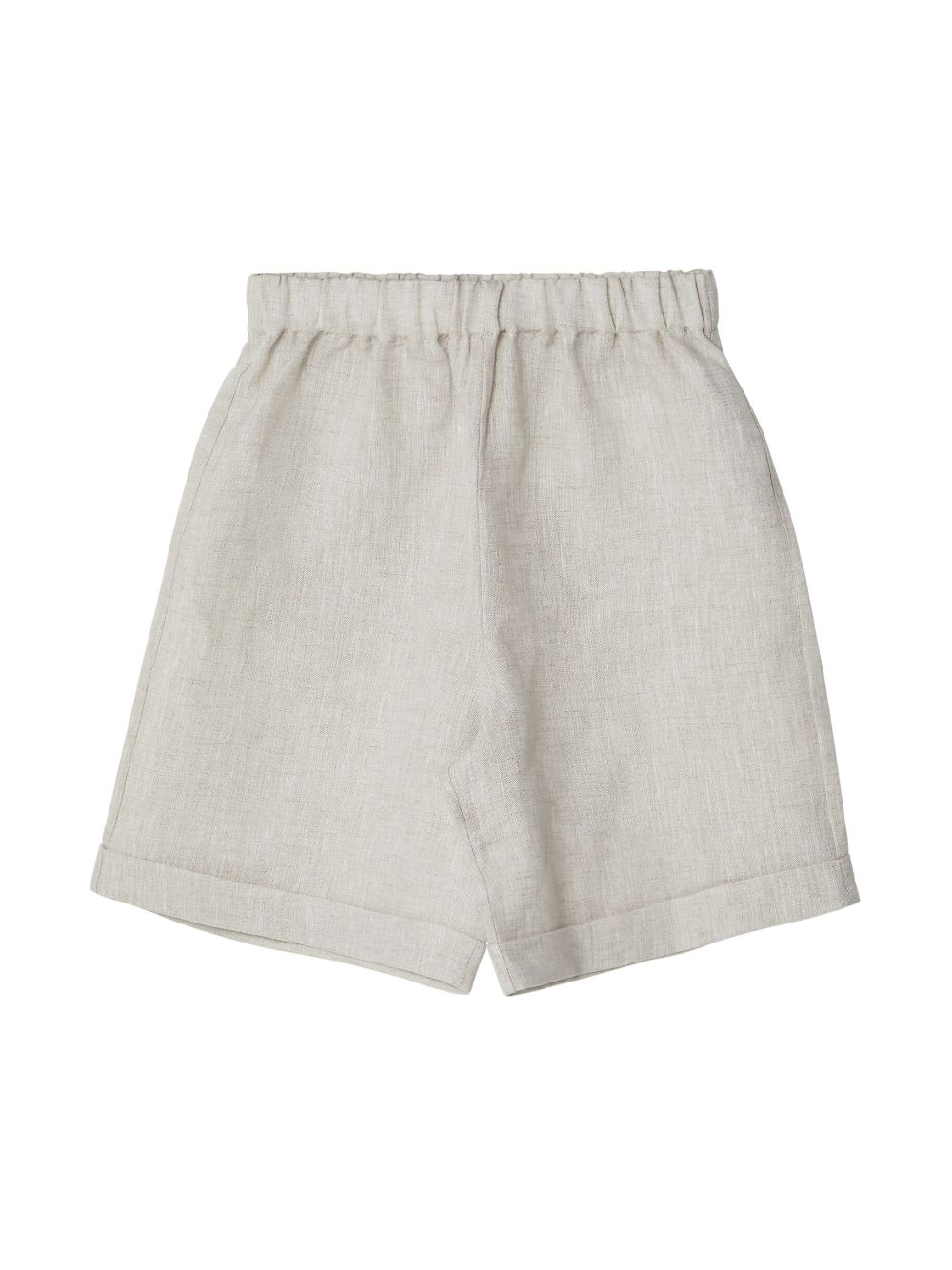 Brunello Cucinelli Kids Shorts mit Slogan-Print - Nude von Brunello Cucinelli Kids