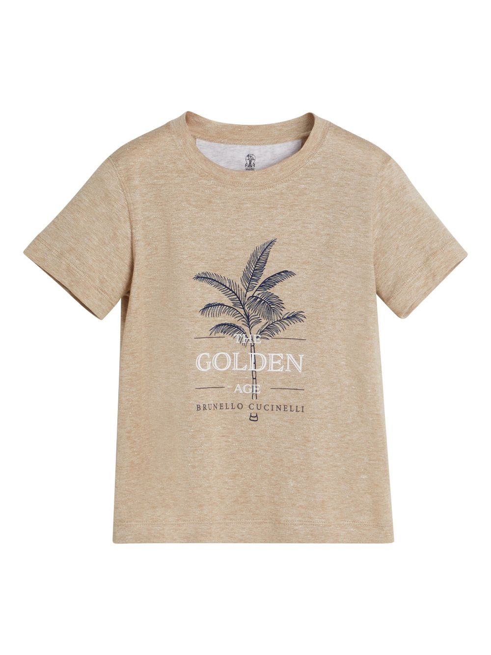 Brunello Cucinelli Kids T-Shirt mit grafischem Print - Nude von Brunello Cucinelli Kids