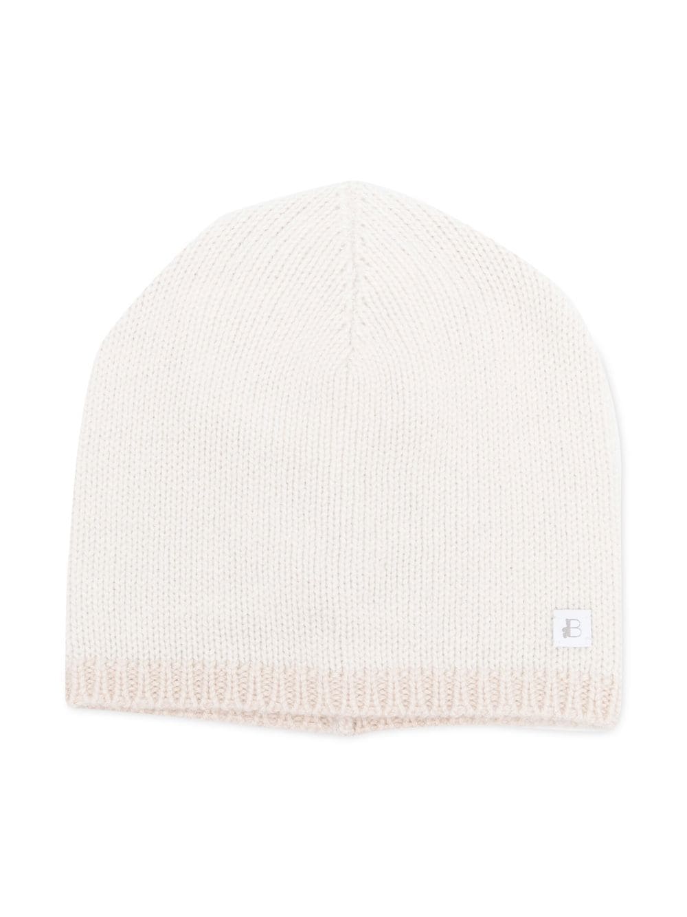 Brunello Cucinelli Kids Beanie aus Kaschmir - Nude von Brunello Cucinelli Kids