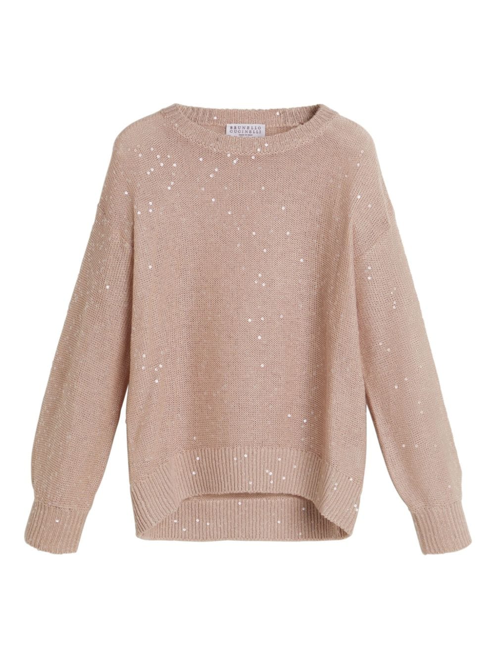 Brunello Cucinelli Kids Pullover mit Pailletten - Rosa von Brunello Cucinelli Kids