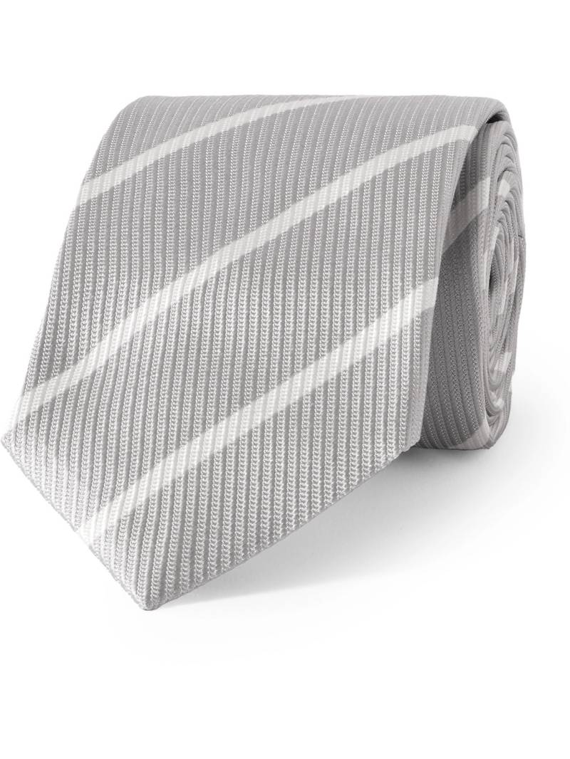 Brunello Cucinelli - 7.5cm Silk-Jacquard Tie - Men - Gray von Brunello Cucinelli
