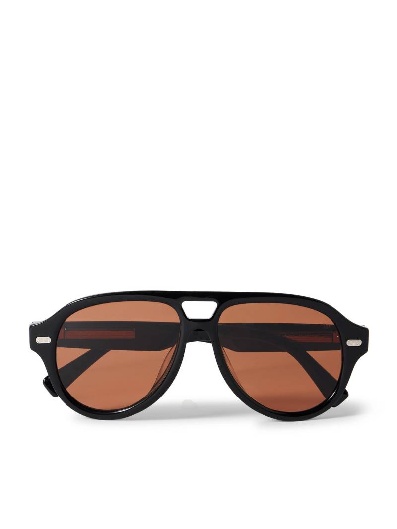 Brunello Cucinelli - Aviator-Style Acetate Sunglasses - Men - Black von Brunello Cucinelli