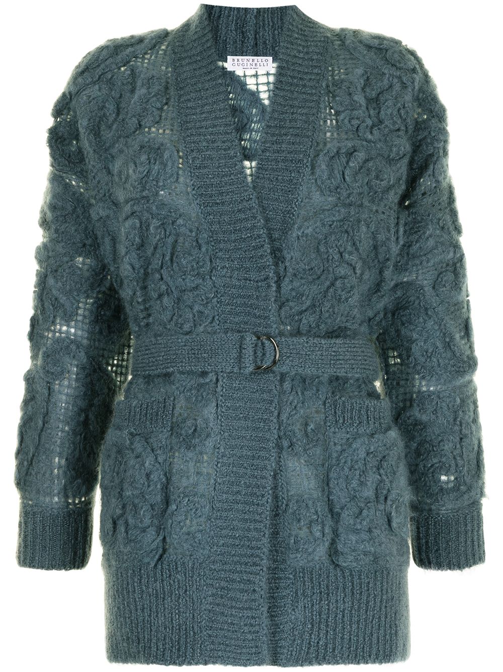 Brunello Cucinelli Bestickter Cardigan - Blau von Brunello Cucinelli